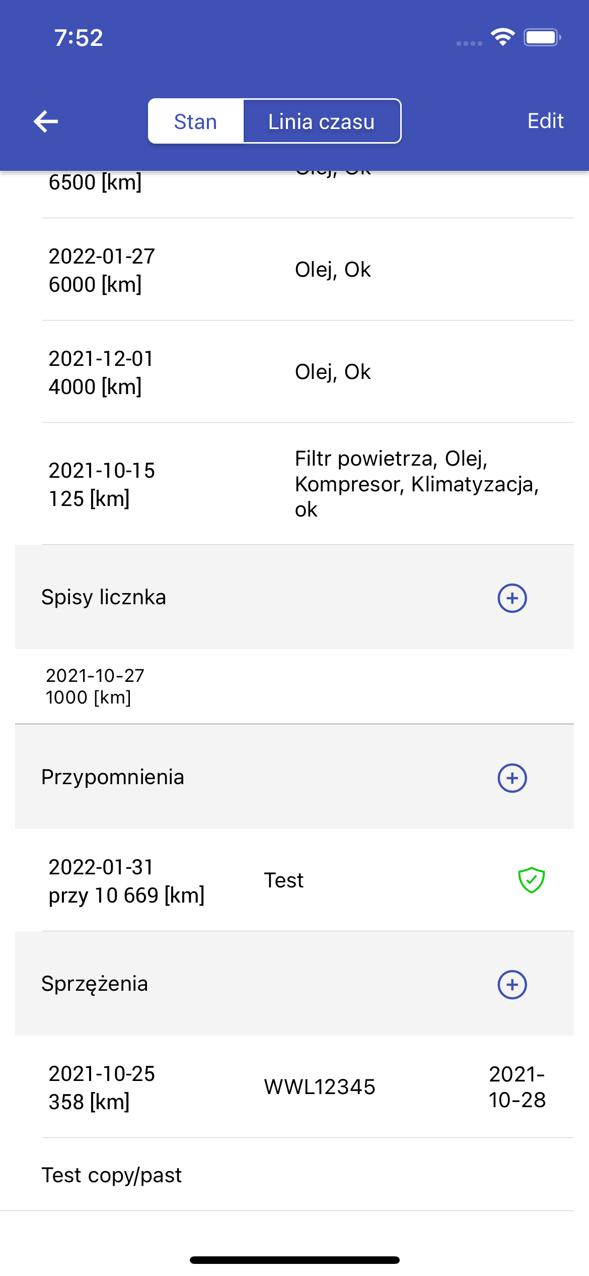 Distances, reminders, couplings